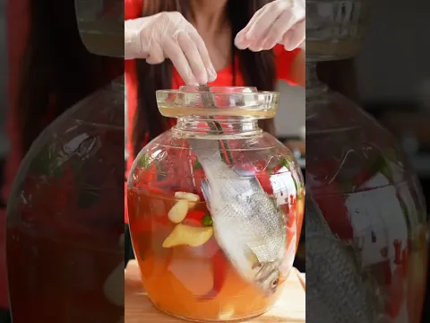 Whole fish in my 20 year old pickle jar!