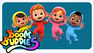 Saltando sin parar 5 Monitos y más divertida canciones infantiles en español