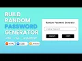 How to Create a Random Password Generator with HTML CSS and JavaScript