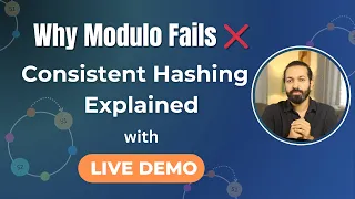 Consistent Hashing in Distributed Systems Easy Explanation Demo