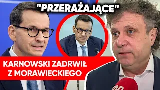 "Przerażające". Karnowski zakpił z Morawieckiego i jego immunitetu