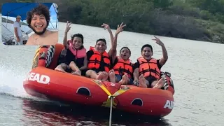 VACACIONES EN ESTA PLAYA CON ISLA ASI NOS DIVERTIMOS 🤣🏝️ / Grillo La Duda & Soñadores