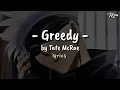 Download Lagu Greedy - Tate McRae (Tiktok Song) LYRICS