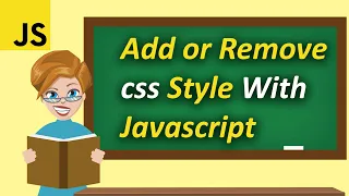 How To Change Css Style with Javascript Add or Remove css Style With Javascript