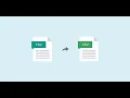 TSV to CSV