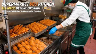 Unbelievable Deli Food! Inside the Kitchen of Japan’s Most Popular Supermarket Before Opening Time