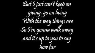 how far martina mcbride lyrics 