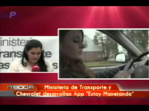 Ministra de transporte y Chevrolet desarrollan App Estoy Manejando