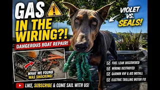 S1E57. We Found GAS Where It Should NEVER Be! 😳 | Dangerous Boat Repair