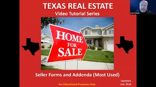 How to Complete Seller Forms Addenda in Texas updated July 2026