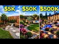 5 000 vs 50 000 vs 500 000 Landscape Designs What the Money Really Buys