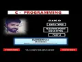 Data Types Floating Point C - Programming Rakesh M Sc Class 12 Part-2