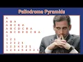 problem solving palindrome half pyramid pattern using numbers alphabets