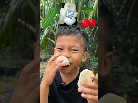 MAKAN SESUAI WARNA BUAHAN DIATAS #shorts