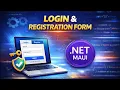 Build a Login and Registration Form in NET MAUI