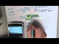 Use the quadratic formula and how to put it in the calculator