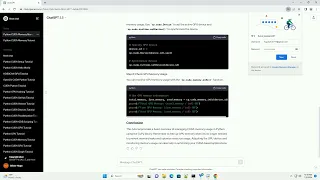 python cuda memory usage