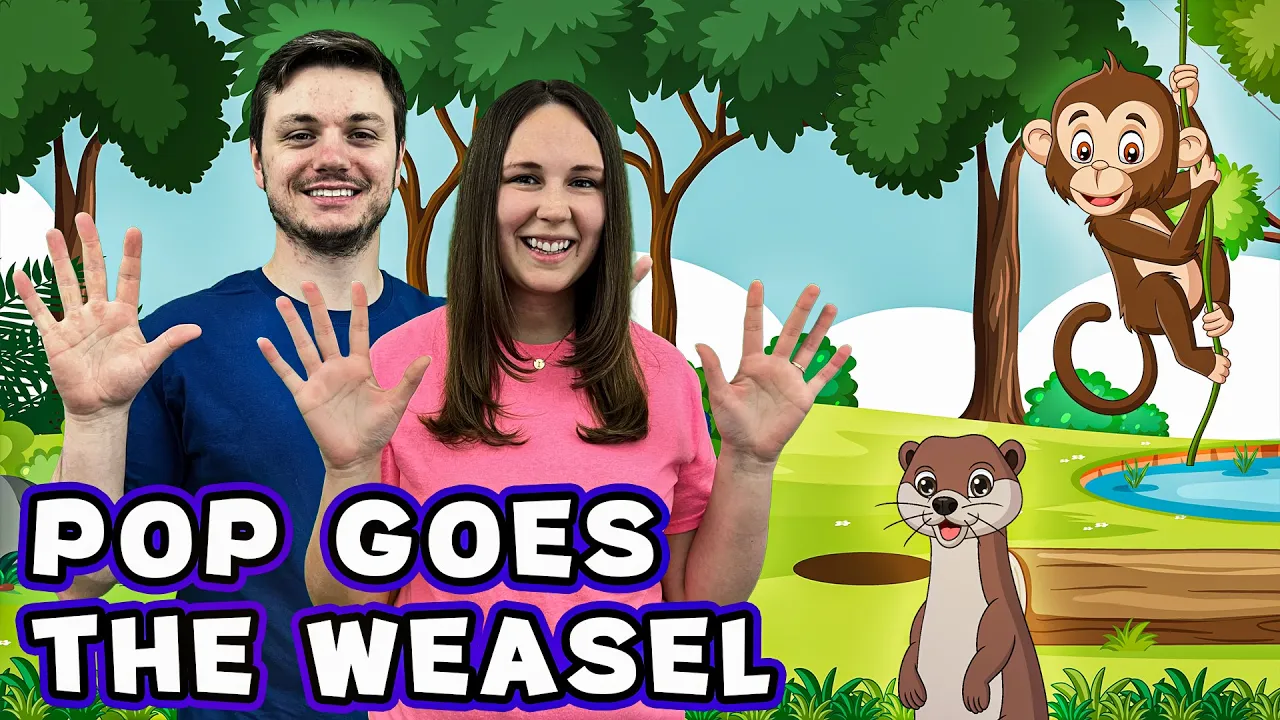 Pop Goes the Weasel (with Lyrics) | Fun Kids Songs | Nursery Rhymes | English Pop Goes the Weasel (with Lyrics) | Fun Kids Songs | Nursery Rhymes | English