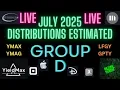 Download Lagu YieldMax July 2025 Group D Distribution Estimated for MSTY, SMCY, APLY, AMZY, \u0026 YMAX/YMAG LIVE!