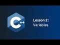 C lesson 2 Variables
