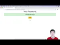 001 Password Generator Full stack Development Django Python Full Course