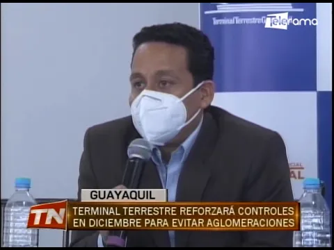 Terminal terrestre reforzará controles en diciembre para evitar aglomeraciones