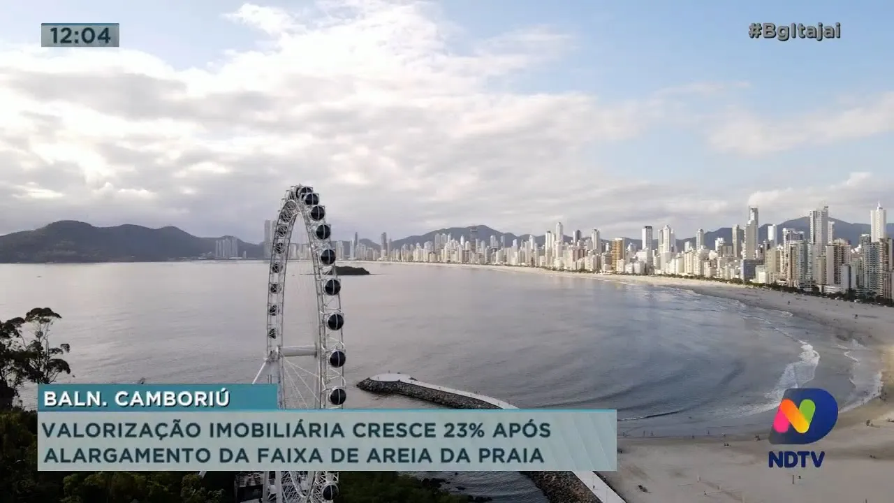 Valorização imobiliária cresce 23% após alargamento da faixa de areia da praia