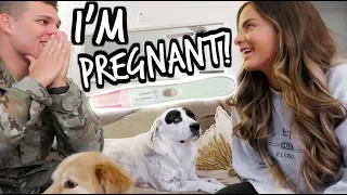 IM PREGNANT! FINDING OUT AND TELLING MY HUSBAND! *EMOTIONAL*  | Casey Holmes Vlogs