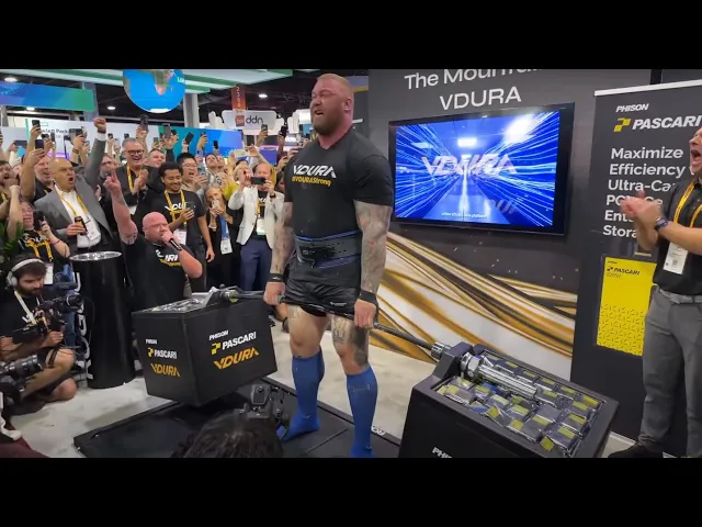 Hafþór Júlíus Björnsson Record-Breaking Data Lift - VDURA @ SC24
