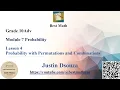 Probability with Permutations and Combinations Probability