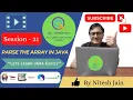 SESSION-21 - Parse The Array In JAVA