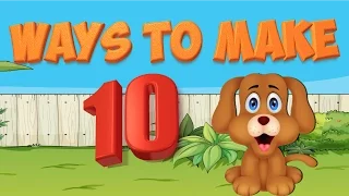 adding to ten ways to make ten with my doggie 10 