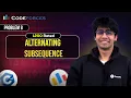 Codeforces 1200 Rated Training Sessions Problem 8 Alternating Subsequence