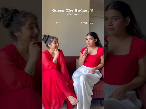 Guess The Budget Challenge w/d @Officialpallavipandey  #shorts #ytshorts | Mishti Pandey