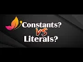 C language - What is Constants and Literals Part 4 Tamil Learn with bk