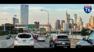 Interstate 76 in Philadelphia PA - Schuylkill Expressway