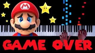 20 CLASSIC Mario Game Over Themes On Piano 