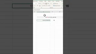 ازاي تكتب اكثر من 15 رقم في خليه واحده علي اكسل 