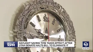 Daylight saving time takes effect after Utah Senate halts bill to eliminate it