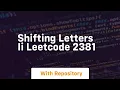 shifting letters ii leetcode 2381