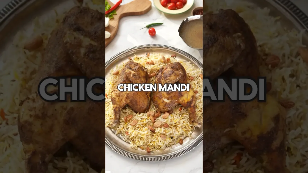 Smoky flavours se bharpur chicken mandi.. #shorts #youtubeshorts #chickenrecipe