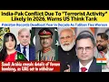 Lagu India-Pak Conflict due to “Terr@rist activity likely in 2026, Warn US Think tank 