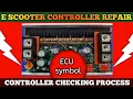 E scooter controller repair ECU problem solution Mosfet replacement Controller checking process
