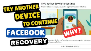 Try Another Device to Continue on Facebook Why It Happens How to Solve It