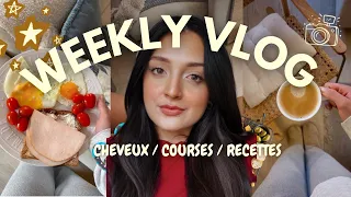 WEEKLY VLOG / Courses, recettes, cheveux... ✨🎀☕️
