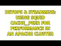 DevOps SysAdmins Using Squid cache - peer for performance in an Apache cluster 2 Solutions