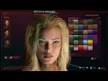 Cyberpunk 2077 character creation female V
