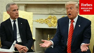 BREAKING NEWS: Trump Hosts Canada's Carney In Oval Office, Takes Multiple Questions From Reporters