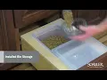 Installed Bin Storage by Schuler Cabinetry