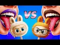 Download Lagu Labubu Battle! Fluffy vs Nerdy 🍭 Who’s the Sweetest? Funny Challenge